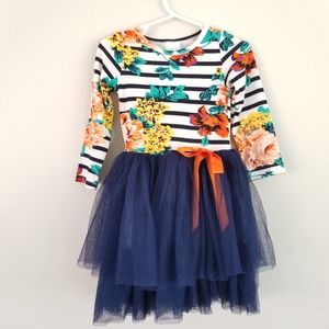 Girl's Floral Tutu Dress 18-24 months